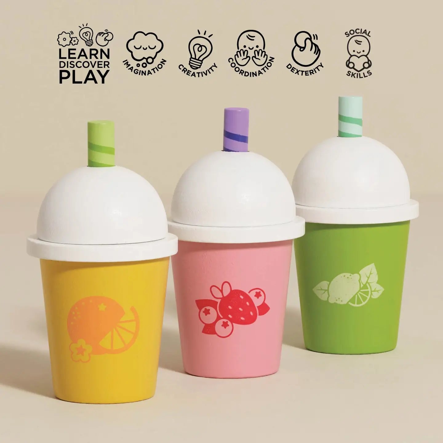 Le Toy Van Take Away Smoothie Trio
