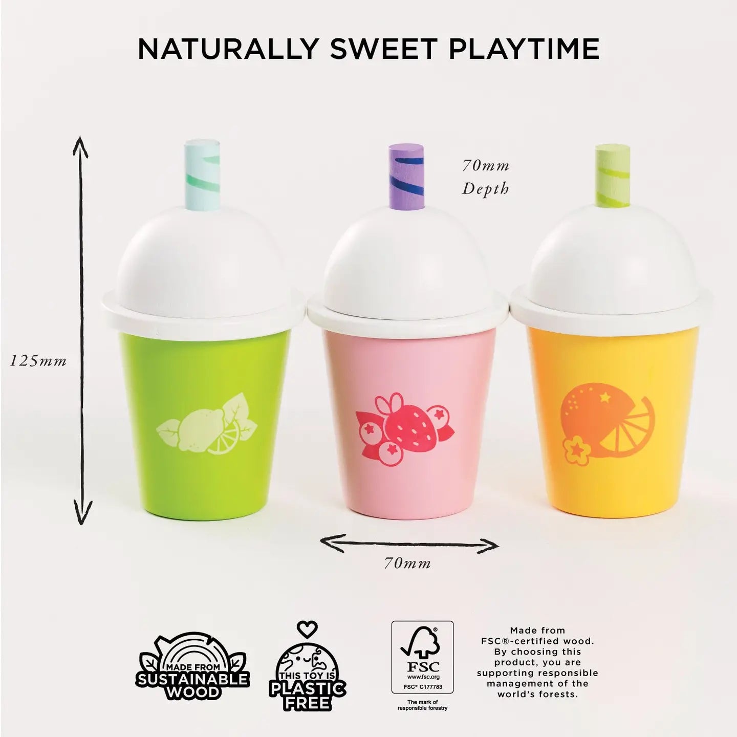 Le Toy Van Take Away Smoothie Trio