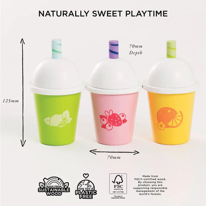 Le Toy Van Take Away Smoothie Trio