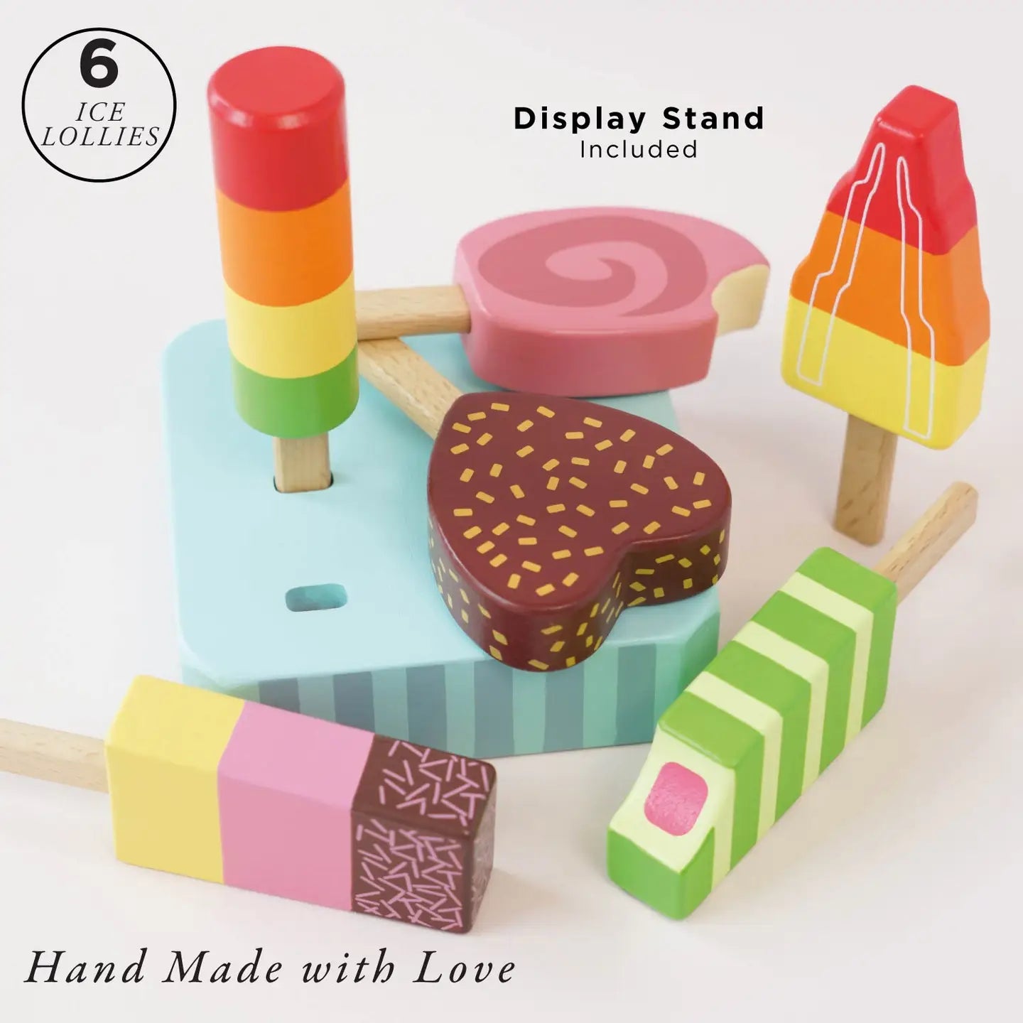 Le Toy Van Wooden Ice Lollies Popsicles