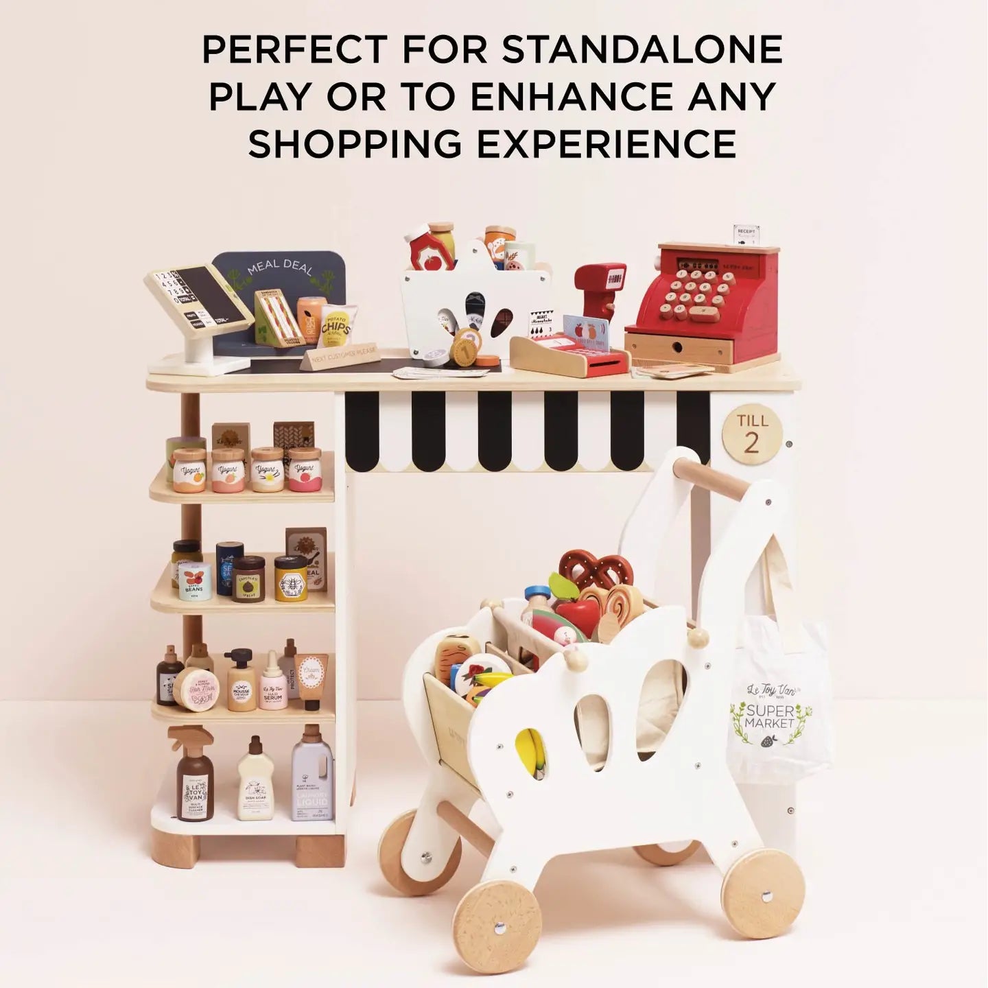 Le Toy Van Wooden Shop Card Machine