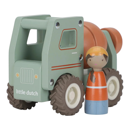 Little Dutch Wooden Cement Truck