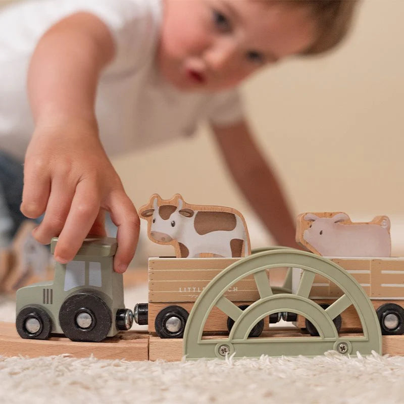 Little Dutch Wooden Train Track - Little Farm