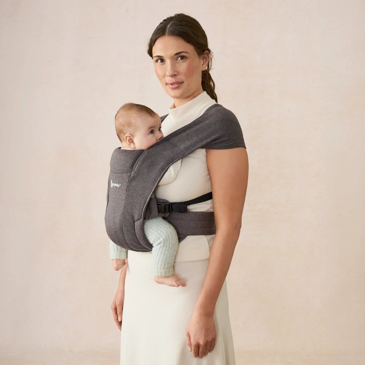 Ergobaby Embrace Newborn Carrier Soft Knit - Heather Grey