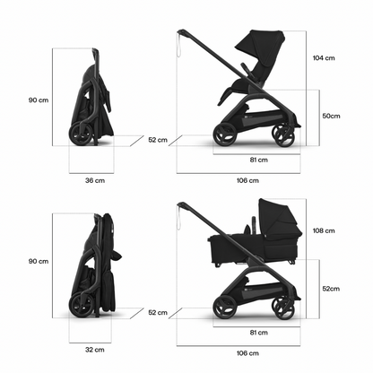 Bugaboo Dragonfly Plus Carrycot & Seat Pushchair