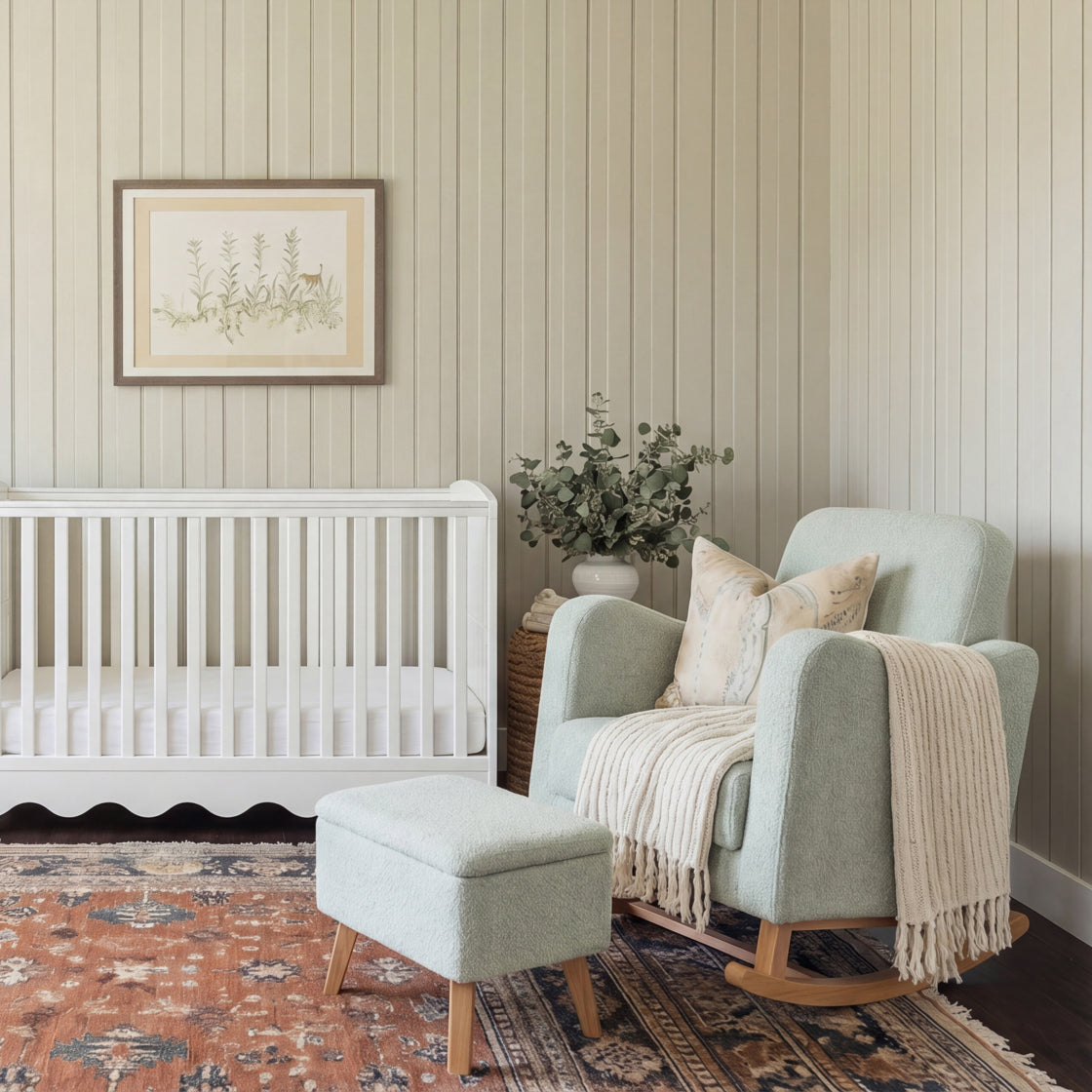 Bebe & Beyond Soother Nursing Chair - Sage