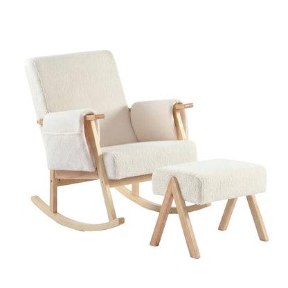 Bebe & Beyond Storyteller Nursing Chair - Off White