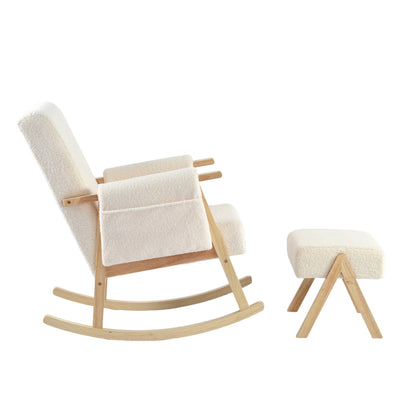 Bebe & Beyond Storyteller Nursing Chair - Off White