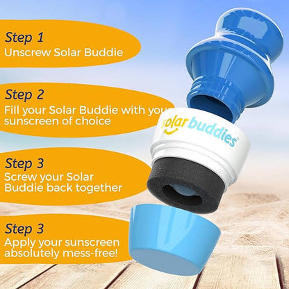 Solar Buddies Sunscreen Applicator - Kai Blue