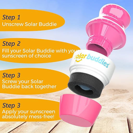 Solar Buddies  Sunscreen Applicator - Penelope Pink