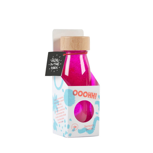 Petit Boum Sensory Bottle Float Fluo Pink