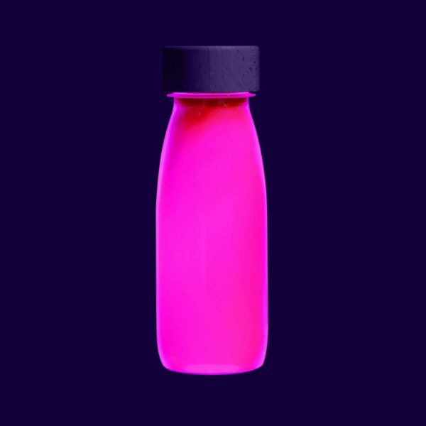 Petit Boum Sensory Bottle Float Fluo Pink