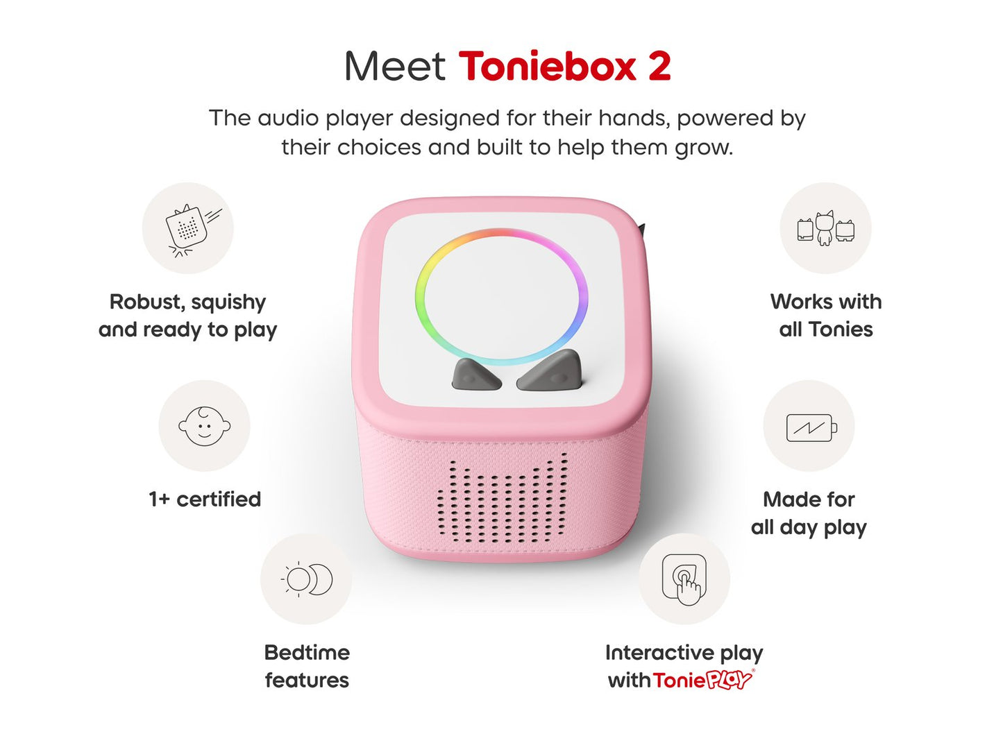 Toniebox 2 Disney Lion King Play Set - Cloud Pink