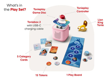 Toniebox 2 Disney Lion King Play Set - Cloud Pink