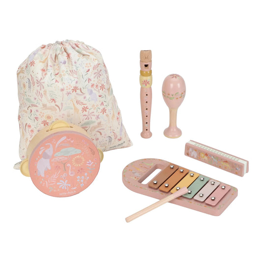 Little Dutch Music Set - Safari Friends Pink