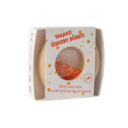 Petit Boum Sensory Calm Donut - Orange