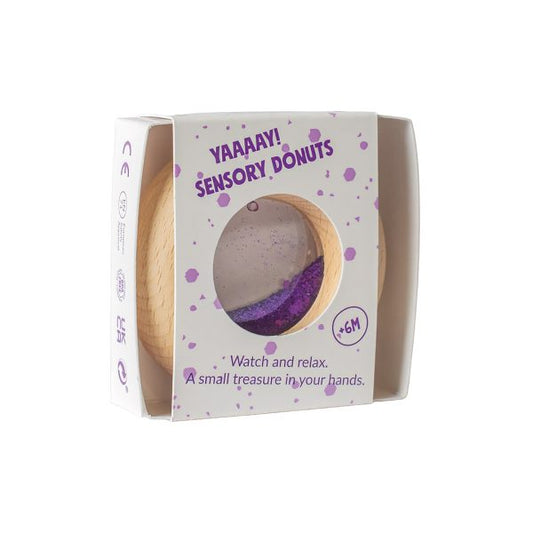 Petit Boum Sensory Calm Donut - Purple