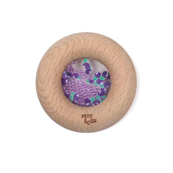 Petit Boum Sensory Donut - Eggplant