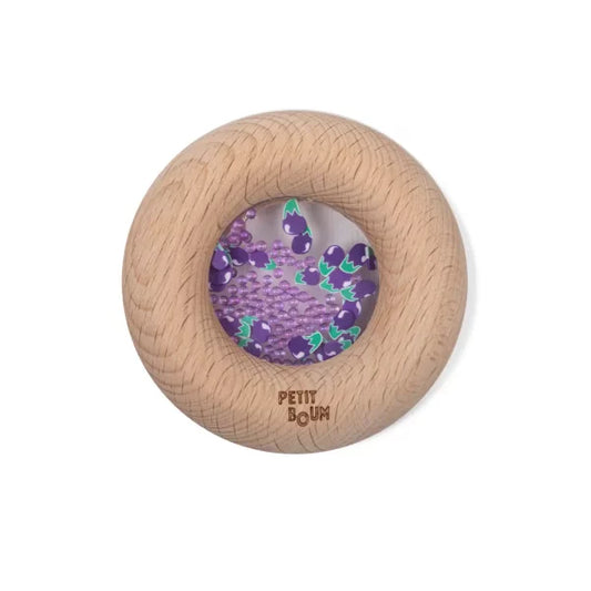 Petit Boum Sensory Donut - Eggplant