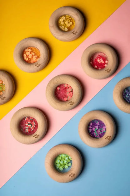 Petit Boum Sensory Donut - Eggplant