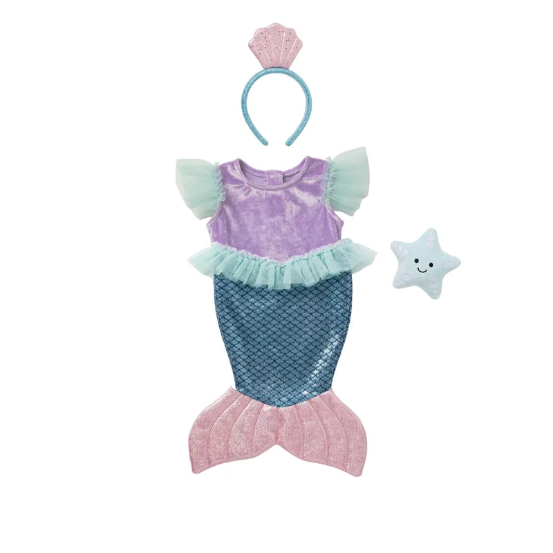 Dinkum Dolls by Olli Ella Dinkum Doll Dress-up Set - Mermaid