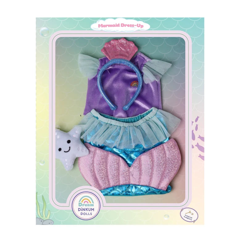 Dinkum Dolls by Olli Ella Dinkum Doll Dress-up Set - Mermaid