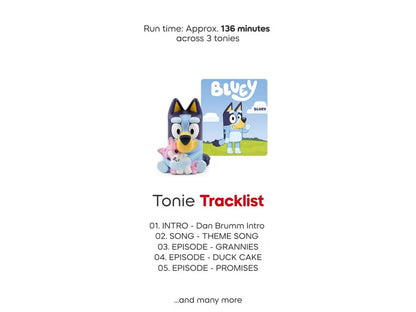 Tonies Bluey Multipack - Bluey, Bingo, Muffin