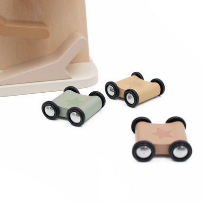 Jumini Wooden Tower Ramp Racer with Cars