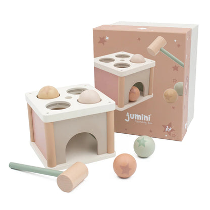 Jumini Wooden Pounding Box with Balls