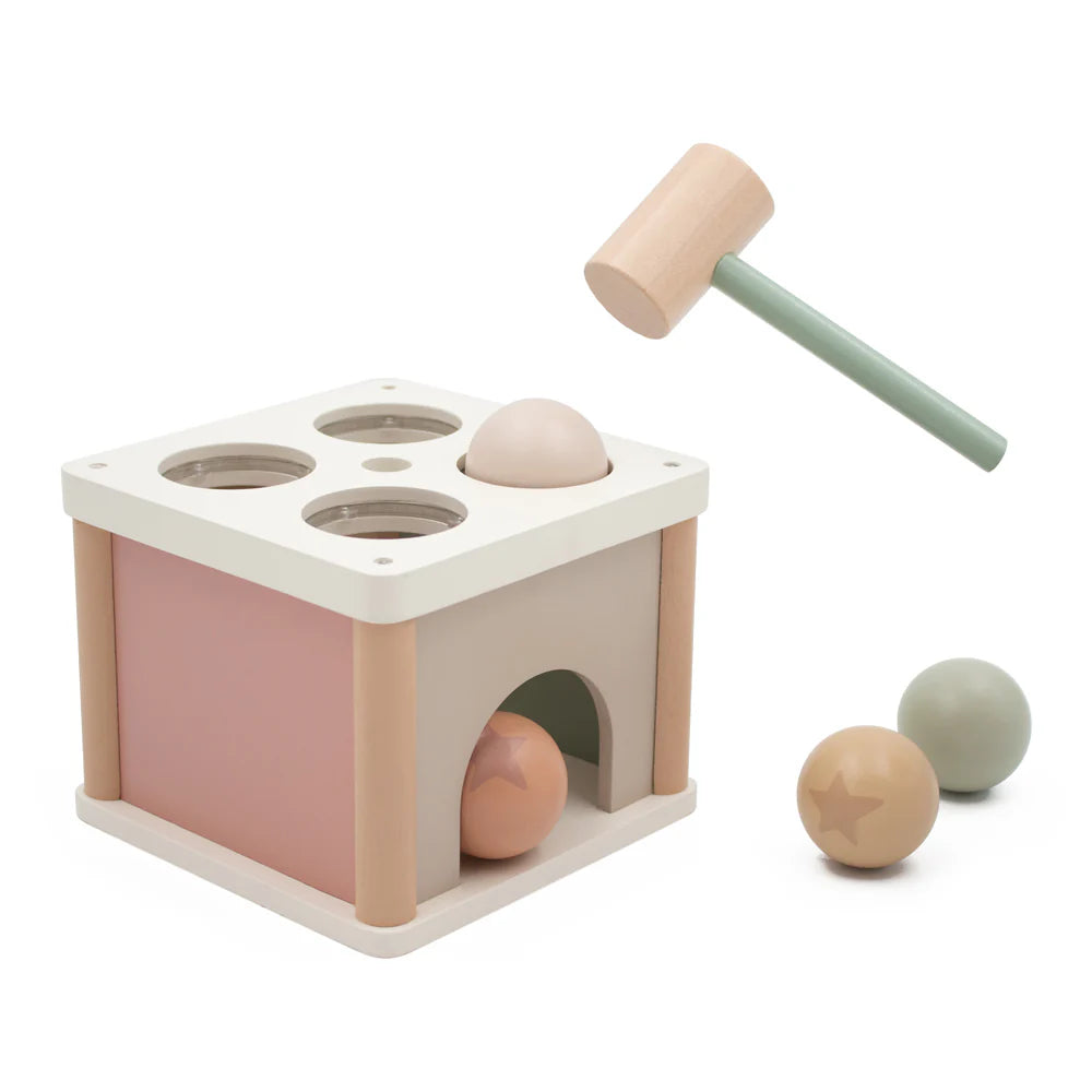 Jumini Wooden Pounding Box with Balls