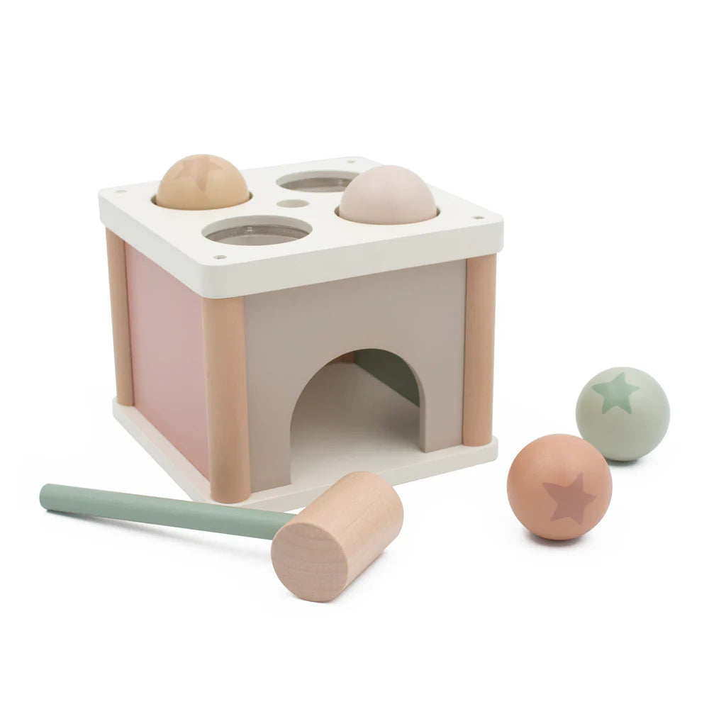 Jumini Wooden Pounding Box with Balls