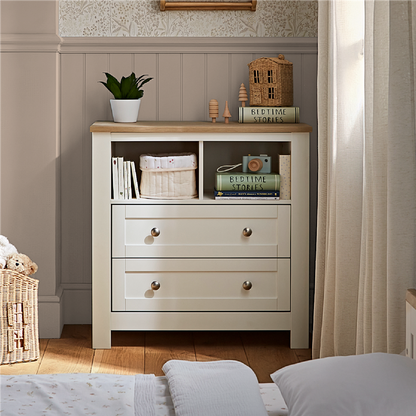 CuddleCo Burford Dresser - White & Oak