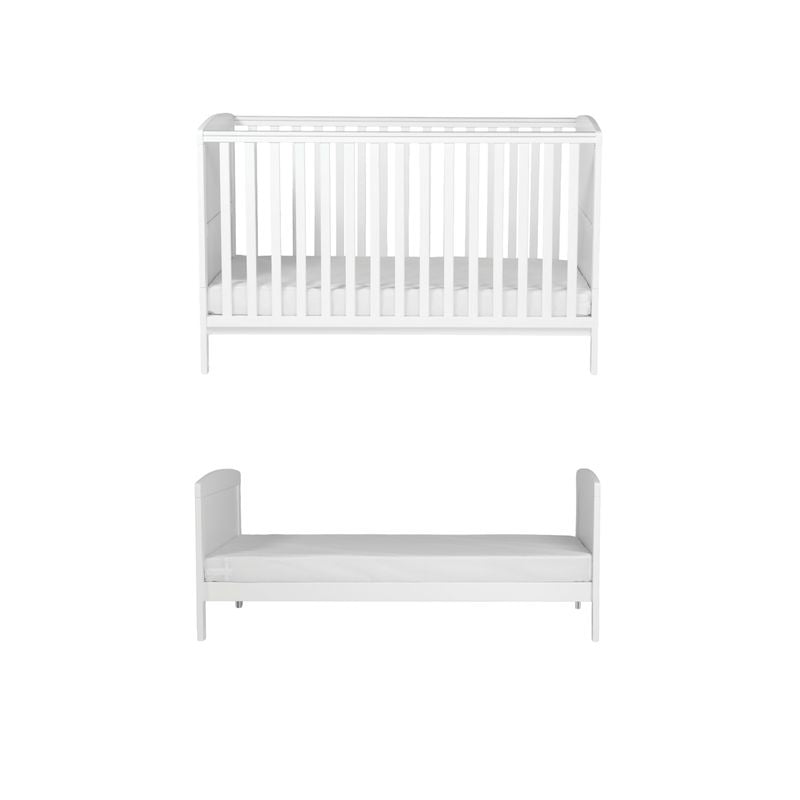 Bebe & Beyond Dreamer 3 Piece Nursery Furniture Set - White