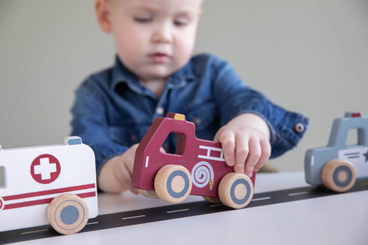 Little Dutch Wooden Emergency Service Vehicles