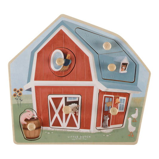 Little Dutch Wooden Puzzle - Farm