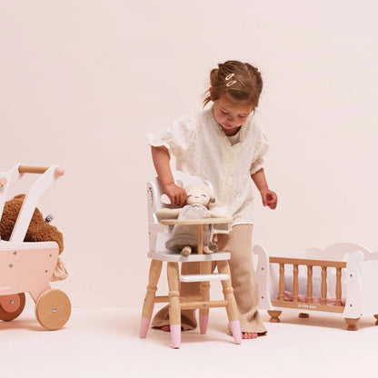Le Toy Van Wooden Doll Highchair