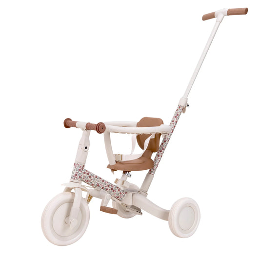 Little Dutch 4 in 1 Trike with Push Bar - Sunny Flower
