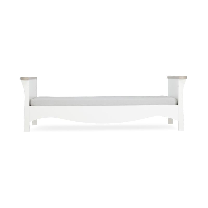 CuddleCo Clara Toddler Bed - White & Ash