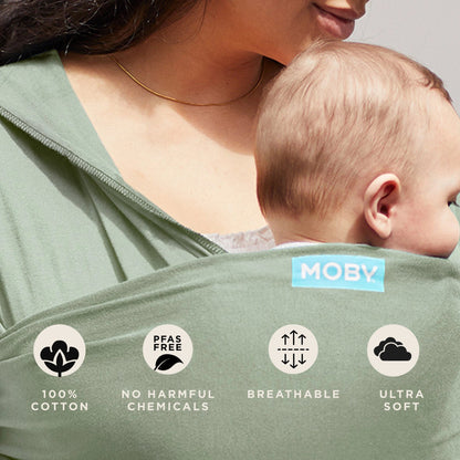 Moby Classic Wrap Baby Carrier - Pear