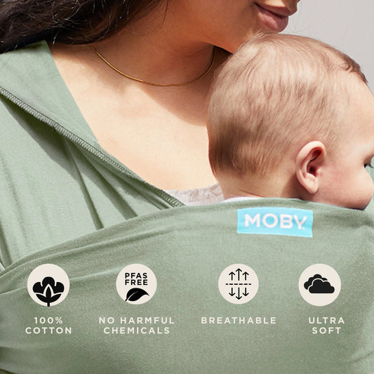 Moby Classic Wrap Baby Carrier - Pear