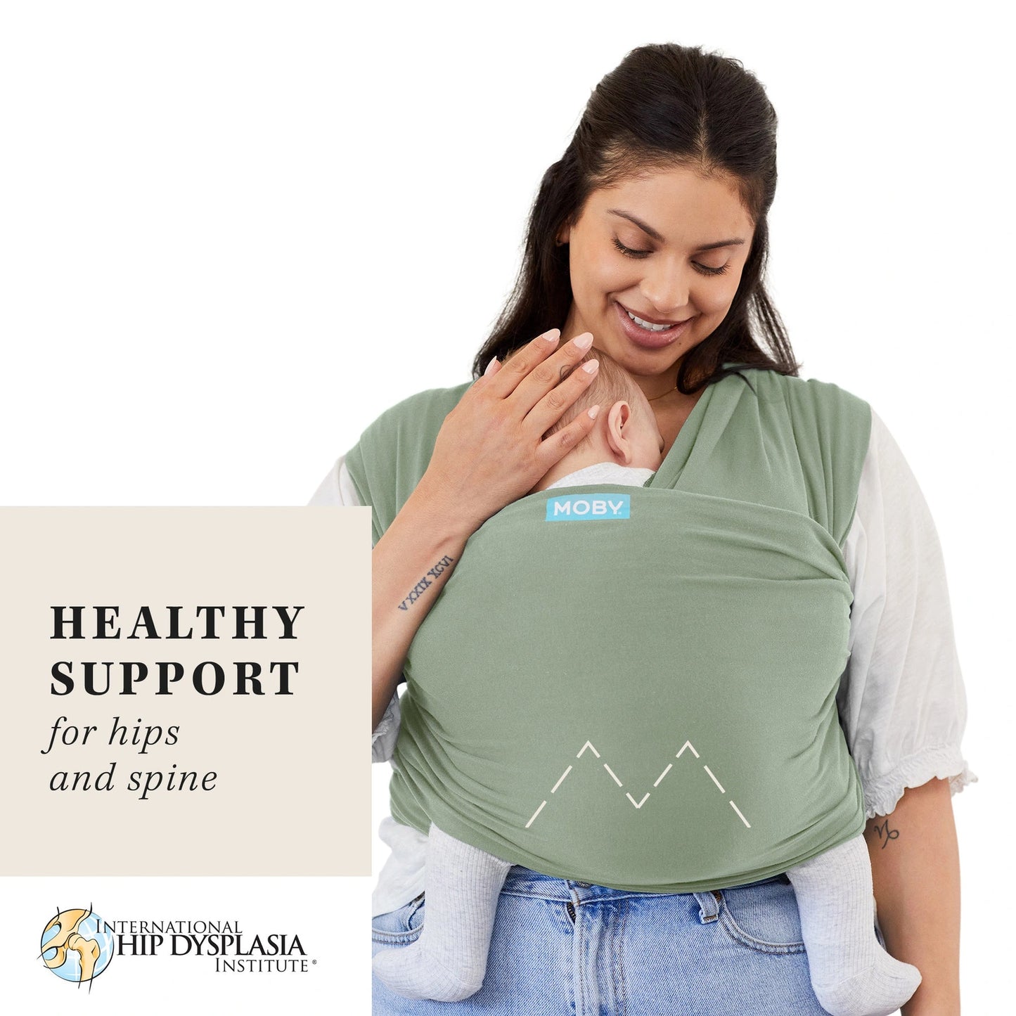 Moby Classic Wrap Baby Carrier - Pear