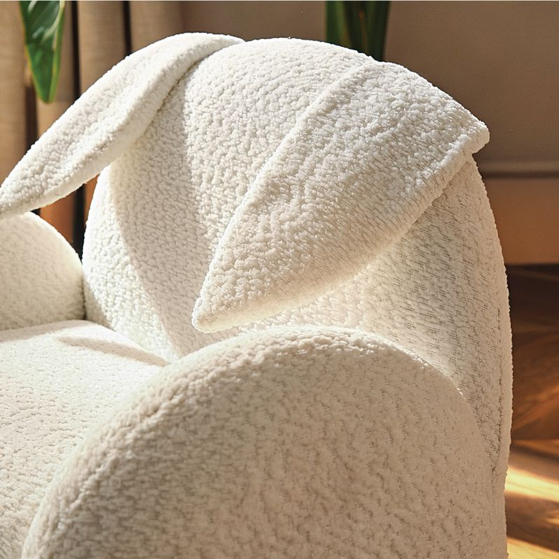 CuddleCo Etta Bunny Kids Chair - Boucle Off White