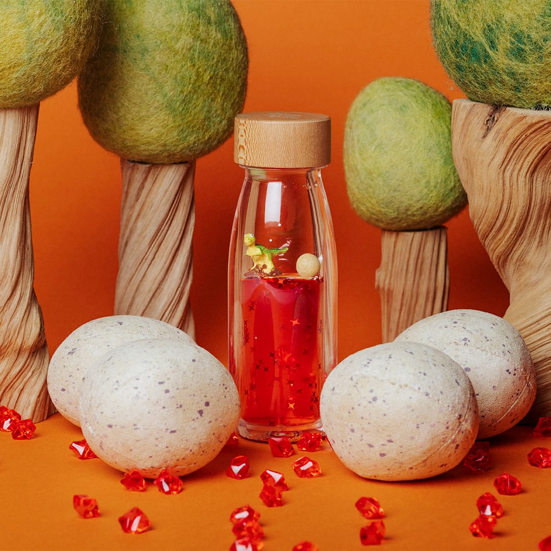 Petit Boum Sensory Bottle Move T-Rex