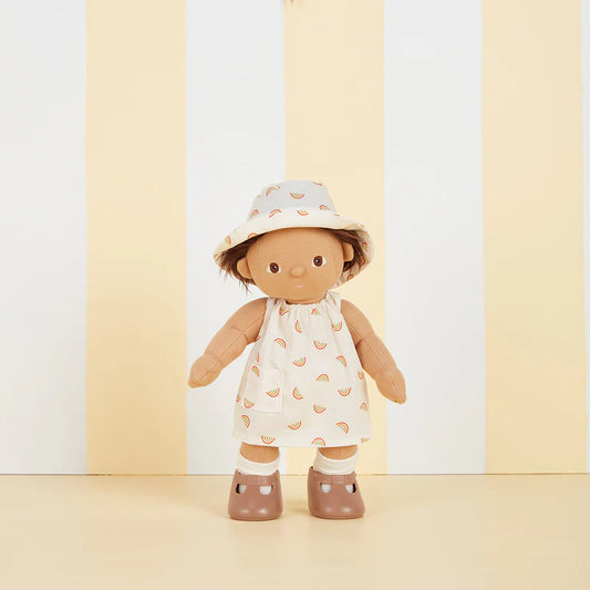 Olli Ella Dinkum Doll Outfit Set - Una Rainbow Dress