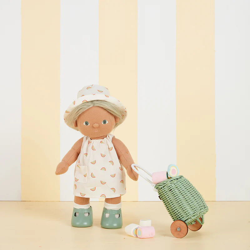 Olli Ella Dinkum Doll Outfit Set - Una Rainbow Dress