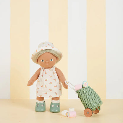 Olli Ella Dinkum Doll Outfit Set - Una Rainbow Dress
