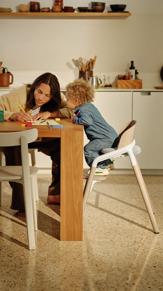 Bugaboo Giraffe Complete High Chair Bundle - Neutral/White