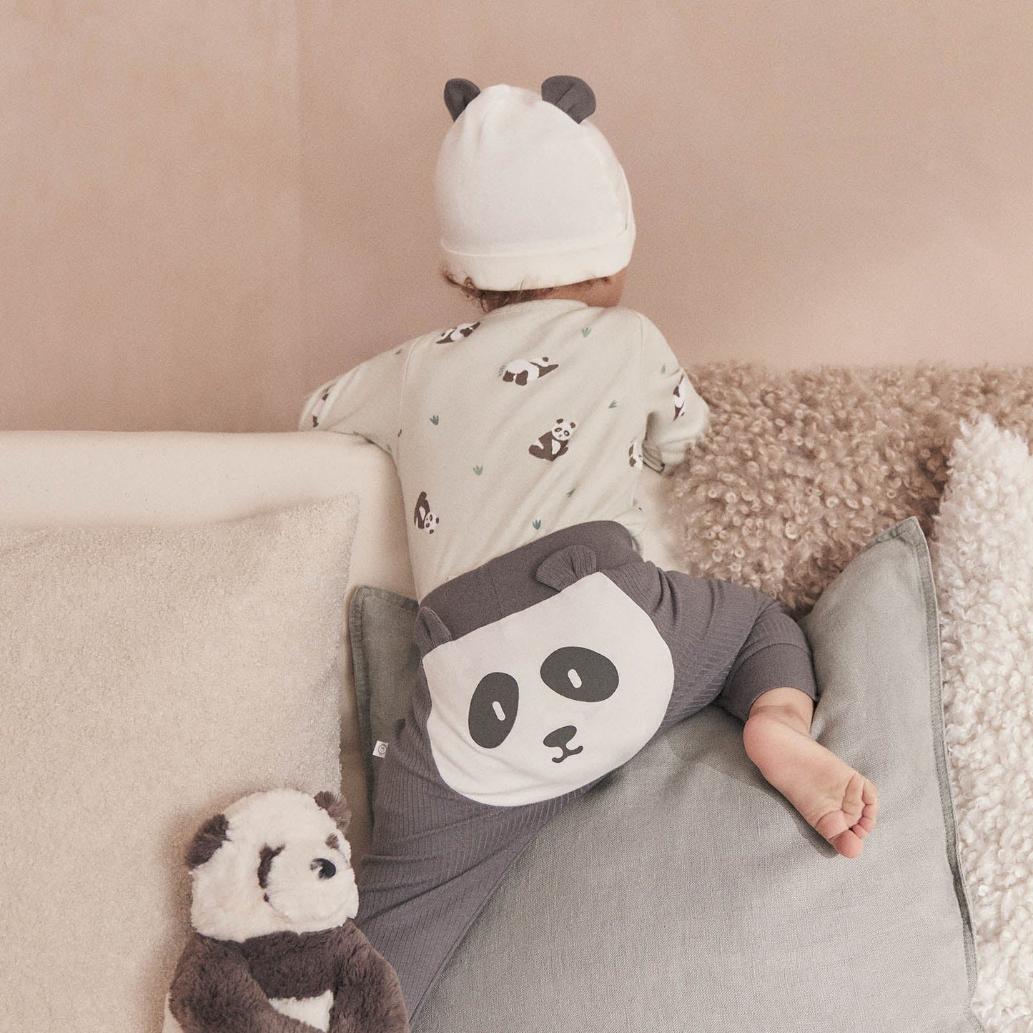 MORI Panda Ribbed Joggers