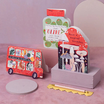 Sister Paper Co Party Bus Birthday Card