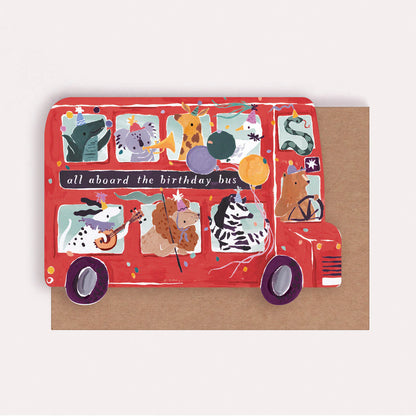 Sister Paper Co Party Bus Birthday Card